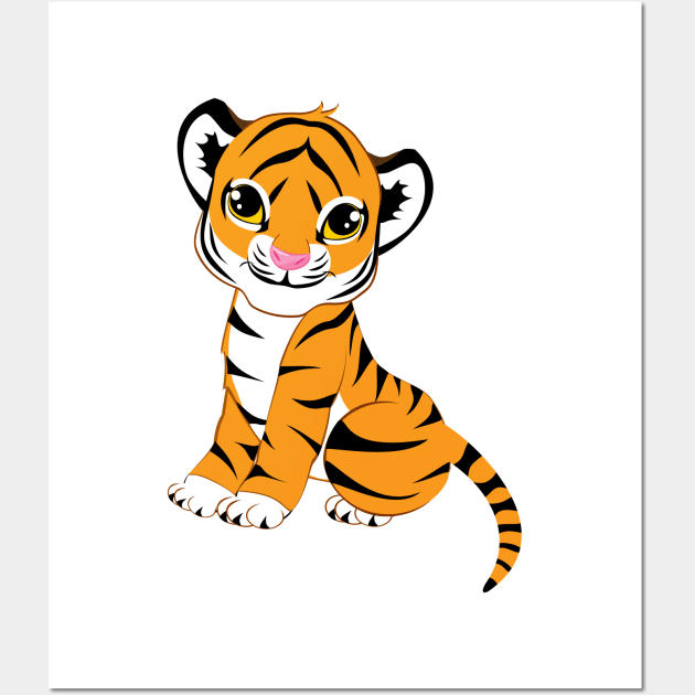 Little Tiger Cub Wall Art by Raven_Storm_Worker